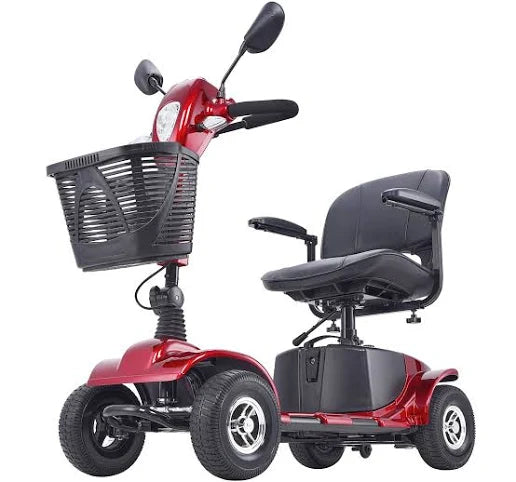 VEVOR Heavy-Duty Folding 4-Wheel Electric Mobility Scooter